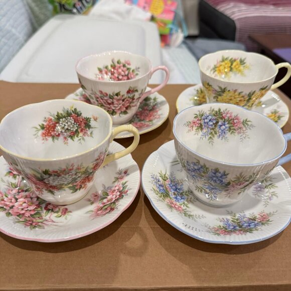 teacup royal albert blossom time tea set